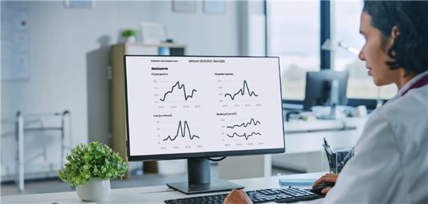 Therapiebegleitung per App: Patienten-Empowerment als Lösung für den verdichteten Versorgungsalltag Abb. 1: Die Symptome und Befunde der letzten Wochen können nach Übertragung über die App in der Praxis ausgewertet werden.