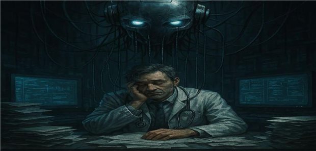 Die Duftmarke: K-Ihhhh! Arzt wird von KI an Strippen gezogen. (KI-generiert)