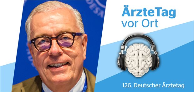 BÄK-Präsident Dr. Klaus Reinhardt leitet den 126. Deutschen Ärztetag.
