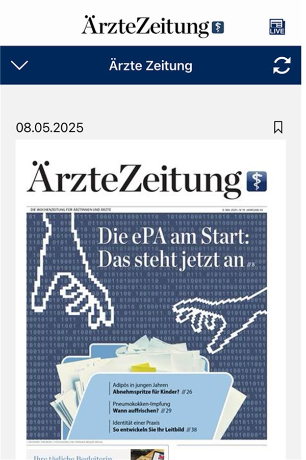 Ärzte Zeitung – Immer auf dem Laufenden mit Newslettern und App Ärzte Zeitung – Immer auf dem Laufenden mit Newslettern und App