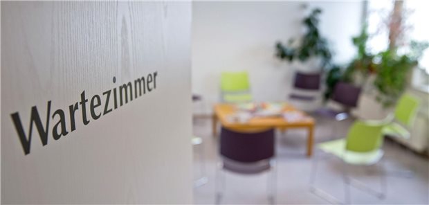 Blick in ein Wartezimmer