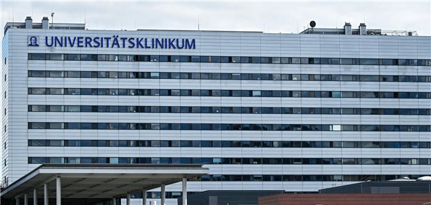 Das Universitaetsklinikum in Frankfurt am Main.