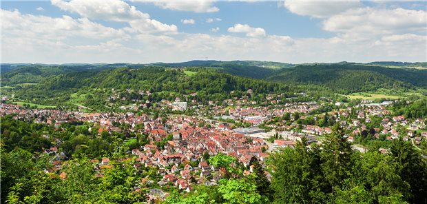 Luftaufnahme Ort Murrhardt