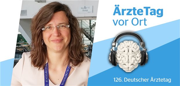 Delegierte Sallmann: „... und die gehen dann zum Heilpraktiker“ Doreen Sallmann, Delegierte der Landesärztekammer Thüringen beim Ärztetag, Fachärztin für Innere Medizin, Hämatologie und Onkologie, Chefärztin der Onkologie an der REGIOMED Rehaklinik Masserberg.
