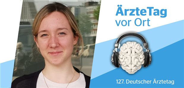 Was können Ärzte in Weiterbildung von anderen Gesundheitsberufen lernen, Dr. Mathes? Dr. Sonja Mathes ist Ärztin im dritten Weiterbildungsjahr und spricht im Dialogforum junger Ärztinnen und Ärzte zum Thema „Besser (be)handeln im Team".