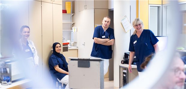 Ein Teil des Teams der Station C03 im Klinikum Aschaffenburg
