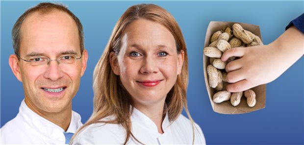 Frau PD Dr. Blümchen (rechts), Fachärztin für Kinder- und Jugendmedizin mit Schwerpunkt Allergologie und Kinder- und Jugend-Pneumologie und Herr Prof. Dr. Vogelberg (links), Facharzt für Kinder- und Jugendmedizin und Leiter der Pneumologie und Allergologie an der Klinik und Poliklinik für Kinder- und Jugendmedizin am Universitätsklinikum Dresden.