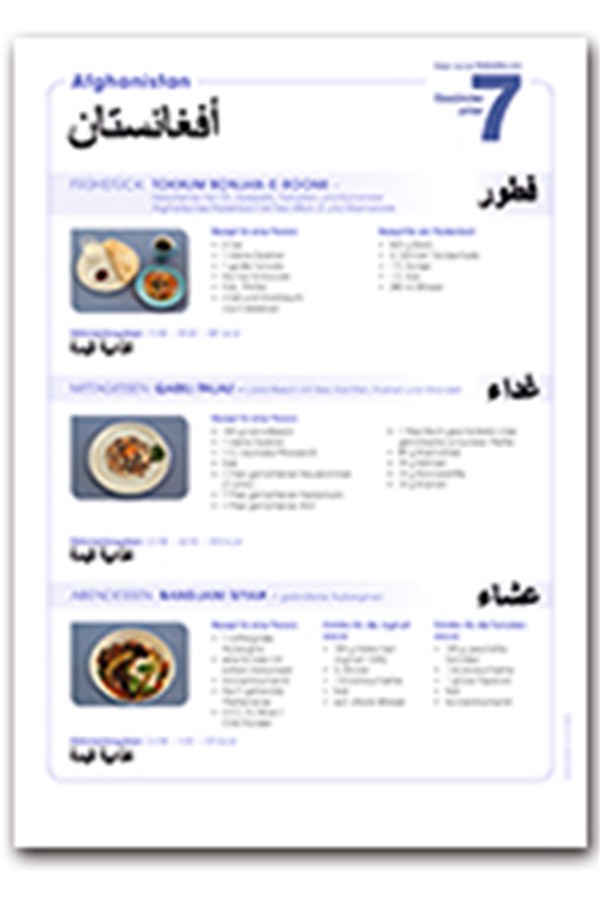 Gerichte aus Afghanistan