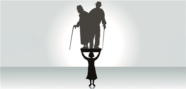 Gesellschaft am Stock. Die Babyboomer-Jahrgänge rücken allmählich in die Gruppe der Hochaltrigen vor.
