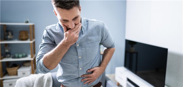 Mit der Kraft des Feigenkaktus gegen Reflux Häufiges Räuspern kann ein Hinweis auf Reflux sein. (Symbolbild mit Fotomodell)