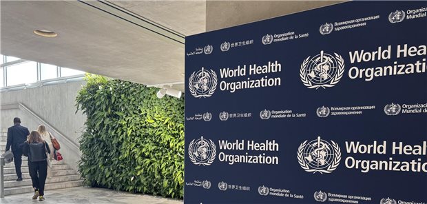 Global Model WHO: Junge Stimmen für die globale Gesundheit Das Hauptquartier der Weltgesundheitsorganisation (WHO) in Genf