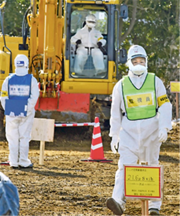 Verlorene Heimat Fukushima In Okuma nahe der Atomruine Fukushima Daiichi entsteht ein Zwischenlager für Atommüll aus der havarierten Anlage.