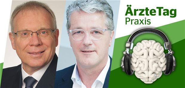 Labor-Consultant Uli Früh und der ALM-Vorsitzende Dr. Michael Müller