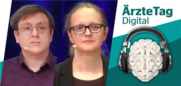 E-Patientenakte gehackt – können Ärzte und Patienten der ePA noch vertrauen, Frau Kastl und Herr Tsc Martin Tschirsich (l.) und Bianca Kastl vom Chaos Computer Club,