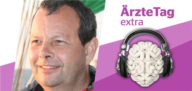 Porträt: Dr. Jörg Sandmann | Hirn: grandeduc / stock.adobe.com