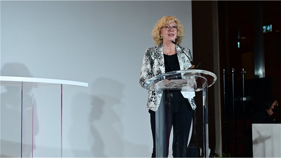 Prof. Marianne Dieterich, Jurymitglied des Galenus-Preises, hielt die Laudatio z...