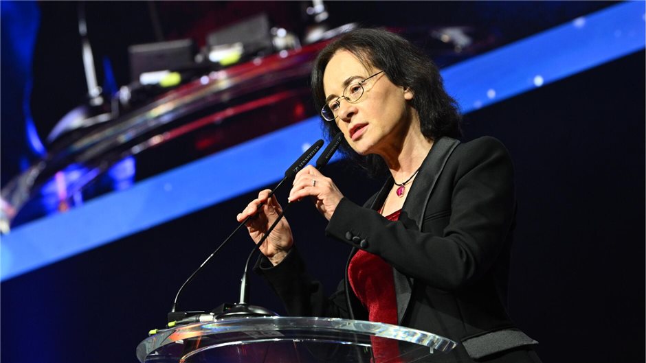 Professorin Monika Kellerer, Präsidentin der Charity Award-Jury, berichtete über...