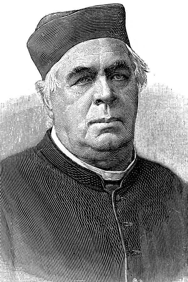 Sebastian Kneipp in einem Holzstich aus dem Jahr 1897.