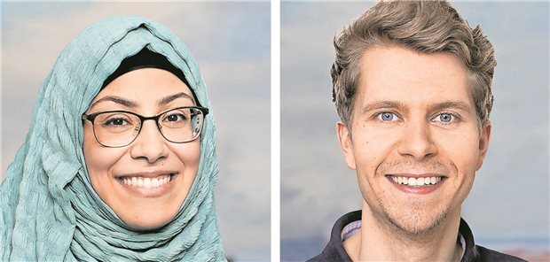 Wafaa Hammoud und Dr. Alexander Matthiessen schätzen ihre Arbeit als angestellte Ärzte in der Praxis. Zu den Vorteilen gehört für sie auch die bessere Vereinbarkeit von Beruf und Familie.