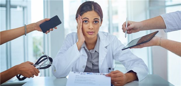 Zu viel für eine Person: 90 Prozent der Ärzte in Weiterbildung halten ihre Arbeit für sehr sinnvoll. Mit den Arbeitsbedingungen hadert allerdings ein erheblicher Anteil.