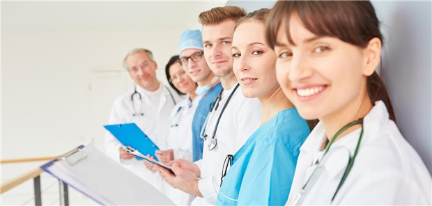 Zufriedene Belegschaft